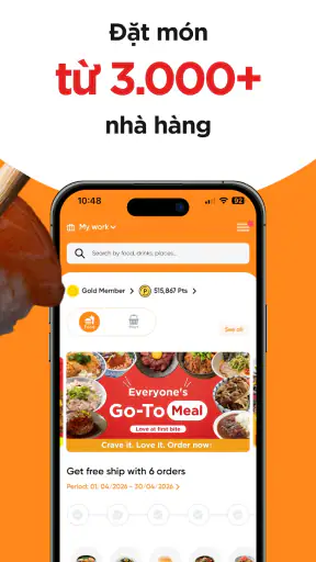 Capichi - Giao đồ ăn & Đặt bàn screenshot