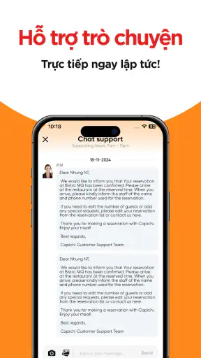 Capichi - Giao đồ ăn & Đặt bàn screenshot