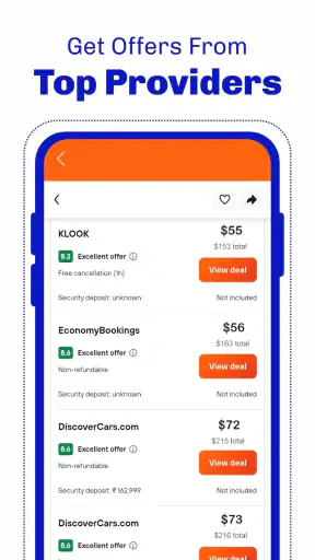 Car Rental・Cheap Rent a Car screenshot