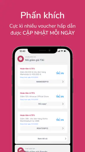 Cashbag: Hoàn tiền mua sắm screenshot