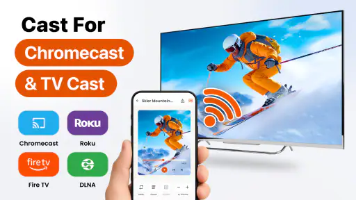 Cast to Chromecast, Roku & TV screenshot