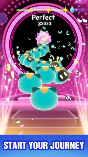 Cat Hop:Trò chơi âm nhạc Piano screenshot