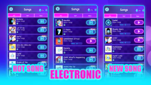 Cat Hop:Trò chơi âm nhạc Piano screenshot