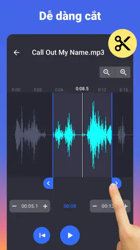 Cắt nhạc làm nhạc chuông screenshot