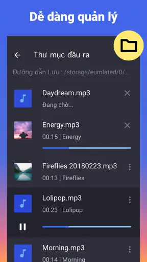 Cắt nhạc làm nhạc chuông screenshot