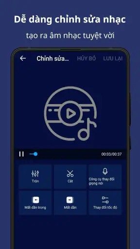 Cắt Nhạc MP3, Chỉnh Sửa Nhạc screenshot