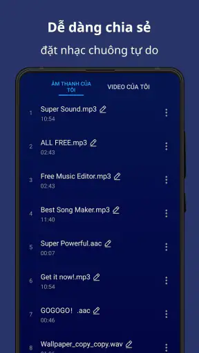 Cắt Nhạc MP3, Chỉnh Sửa Nhạc screenshot