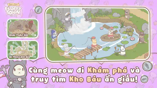 Cats&Soup:Fluffy Town Việt Nam screenshot