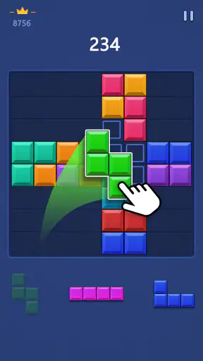 Câu đố khối - Não xung screenshot
