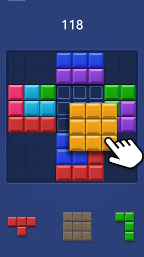 Câu đố khối - Não xung screenshot