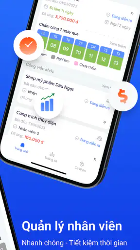 Chấm Công - Quản Lý Nhân Viên screenshot