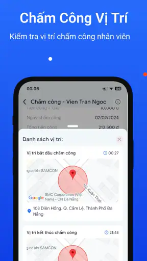 Chấm Công - Quản Lý Nhân Viên screenshot