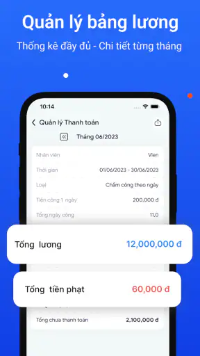 Chấm Công - Quản Lý Nhân Viên screenshot