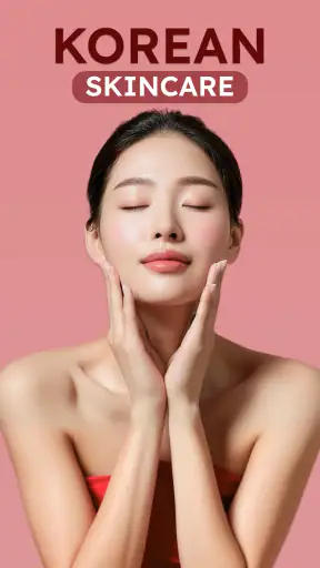 Chăm sóc da Hàn Quốc App screenshot