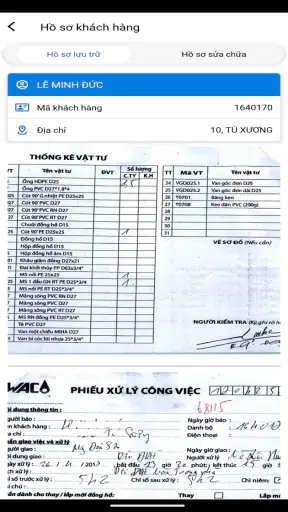 Chăm sóc khách hàng BWACO screenshot