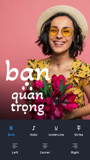 Chèn chữ vào ảnh - Text Art screenshot