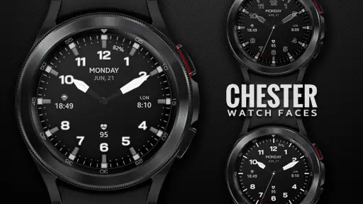 Chester Dark watch face screenshot