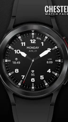 Chester Dark watch face screenshot
