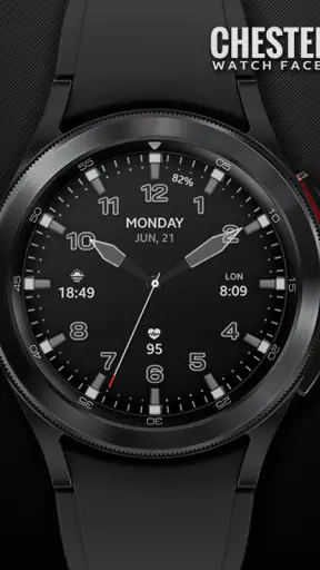 Chester Dark watch face screenshot