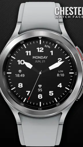 Chester Dark watch face screenshot