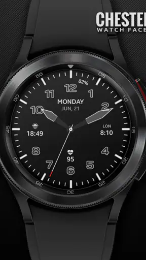 Chester Dark watch face screenshot