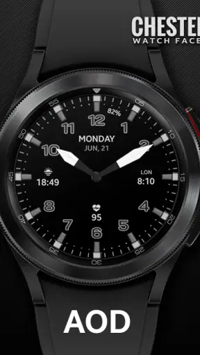 Chester Dark watch face screenshot