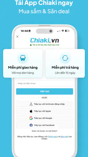 Chiaki - Siêu thị trực tuyến screenshot
