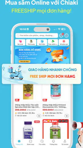 Chiaki - Siêu thị trực tuyến screenshot