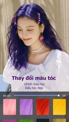 Chỉnh màu tóc: Kiểu tóc đẹp screenshot