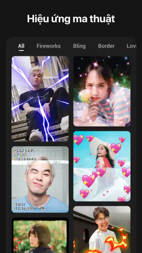 Chỉnh sửa video hiệu ứng screenshot