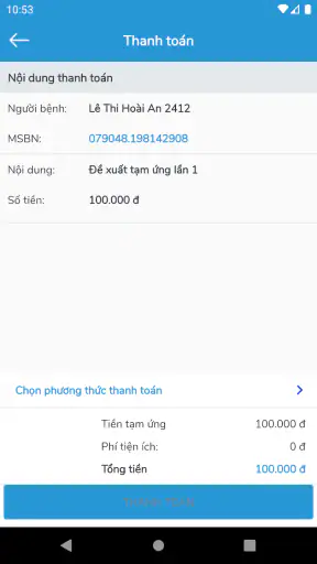 Chợ Rẫy - Đăng Ký Khám Bệnh On screenshot