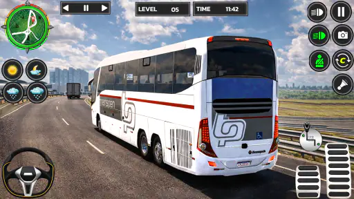 chơi lái xe buýt ngoại tuyến screenshot