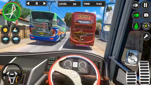chơi lái xe buýt ngoại tuyến screenshot