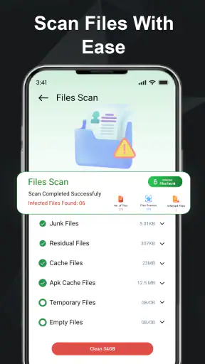 Chống vi-rút: Dọn dẹp rác screenshot