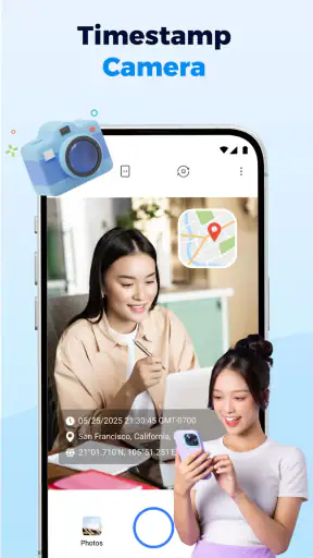 Chụp Ảnh có Ngày Giờ Vị Trí screenshot