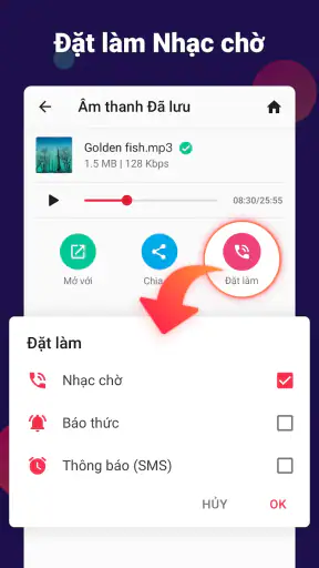 Chuyển đổi video sang âm thanh screenshot