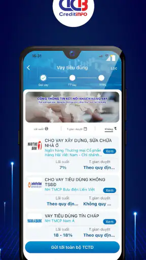 CIC - Kết nối nhu cầu vay screenshot