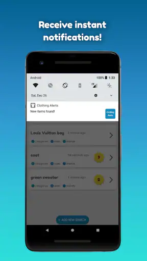 Clothing Alerts screenshot