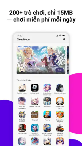 CloudMoon - Cloud Game screenshot