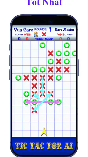 Cờ Caro AI - Cao Thủ screenshot