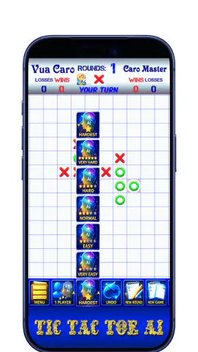 Cờ Caro AI - Cao Thủ screenshot