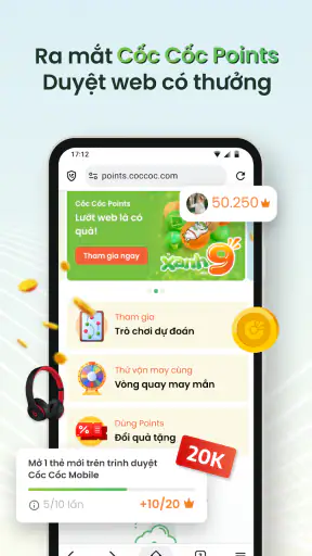 Cốc Cốc Beta: Lướt web an toàn screenshot