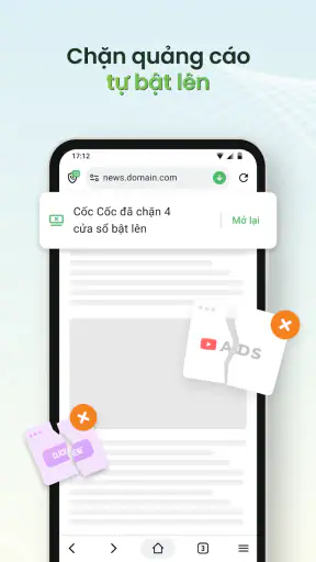 Cốc Cốc: Trình duyệt Internet screenshot