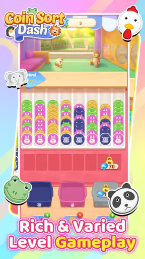 Coin Sort Dash screenshot