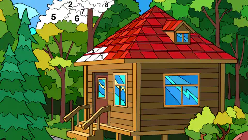 Coloring Book: Color by Number screenshot