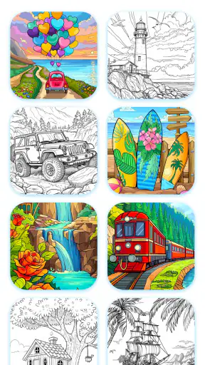 Coloring Book For Relaxation screenshot