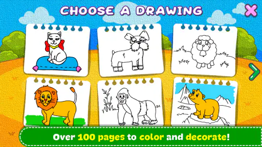 Coloring & Learn Animals screenshot