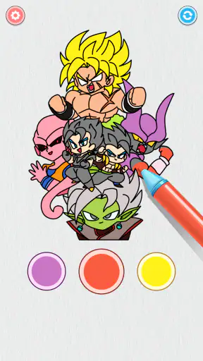 Coloring Paint: ASMR Superhero screenshot