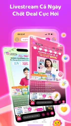 Con Cưng - Tã Sữa Khuyến Mãi screenshot