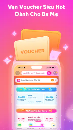 Con Cưng - Tã Sữa Khuyến Mãi screenshot